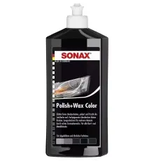 Автополіроль Sonax з воском кольоровий чорний (500мл) NanoPro (296100)