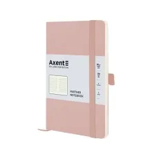 Блокнот Axent Partner Soft Skin 125x195 мм 96 аркушів у клітинка Пудровий (8616-24-A)