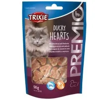 Ласощі для котів Trixie Premio Hearts качка/минтай 50 г (4011905427058)