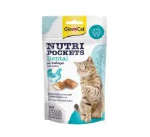 Ласощі для котів GimCat Nutri Pockets Dental для росту зубів 60 г (4002064419244)