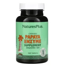 Травы Natures Plus Ферменты Папайи, Chewable Papaya Enzyme Supplement, 360 жев (NAP-04462)