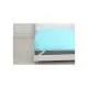 Наматрацник MirSon Eco Light №1725 Silk Air-line на резинці по кутках Blue 60x120 см (2200002888127)
