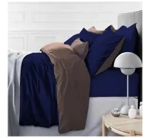 Постільна білизна MirSon King Size Сатин Premium 0211+4052 Azure 220х240 (2200001169623)