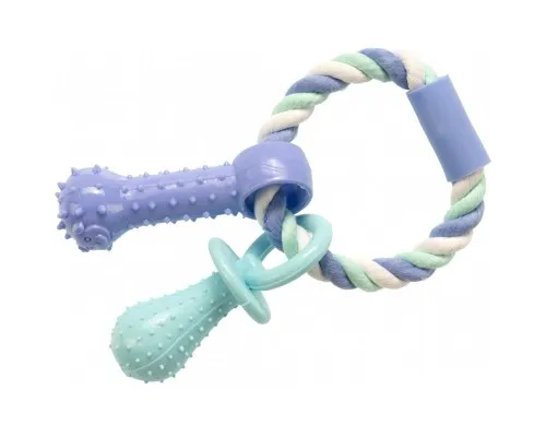 Іграшка для собак GimDog Дент Плюс мотузка/кільце з термопластичною гумою 15 см (8009632024561)