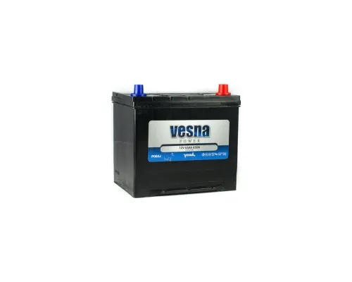 Аккумулятор автомобильный Vesna 65 Ah/12V Euro (415 865)
