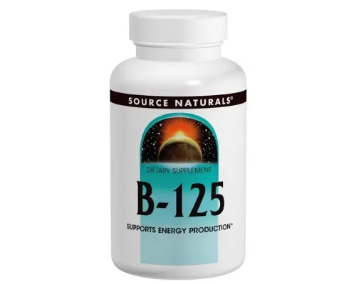 Вітамін Source Naturals Комплекс Вітамінів Групи B 125мг, 60 таблеток (SN0425)