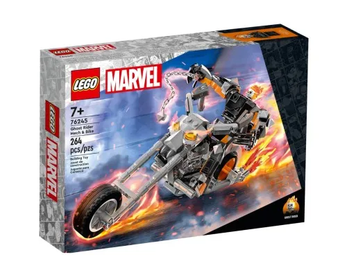 Конструктор LEGO Super Heroes Примарний Вершник: робот і мотоцикл 264 деталі (76245)