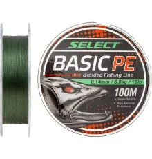 Шнур Select Basic PE 100m Dark Green 0.06mm 6lb/3kg (1870.27.58)