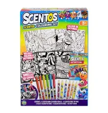 Набор для творчества Scentos Ароматный Забавные Раскраски (маркеры, карандаши, раскраски) (42558)