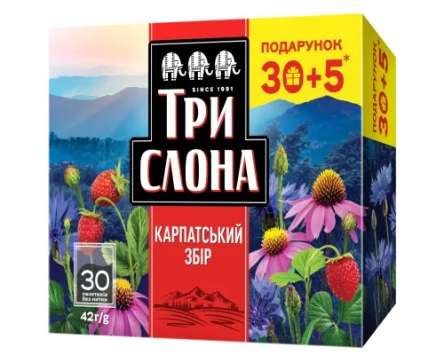 Чай Три Слона Карпатский сбор 30+5х1.4 г (ts.79846)