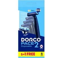 Бритва Dorco Pace 2 Plus для мужчин 2 лезвия 6 шт. (8801038592145)