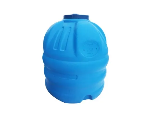 Ємність для води Пласт Бак вертикальна харчова 750 л синя видувна (6254)