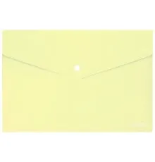 Папка - конверт Economix А4 180 мкм, непрозора, пастельна жовта (E31301-85)