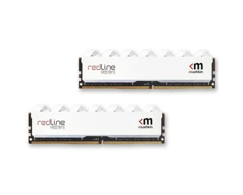 Модуль памяті для компютера DDR4 32GB (2x16GB) 3600 MHz Redline White Mushkin (MRD4U360JNNM16GX2)