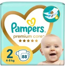 Подгузники Pampers Premium Care Розмір 2 (4-8 кг) 88 шт (8006540857717)