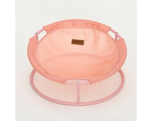 Лежак для животных MISOKO&CO Pet bed round 45x45x22 см pink (HOOP31834)