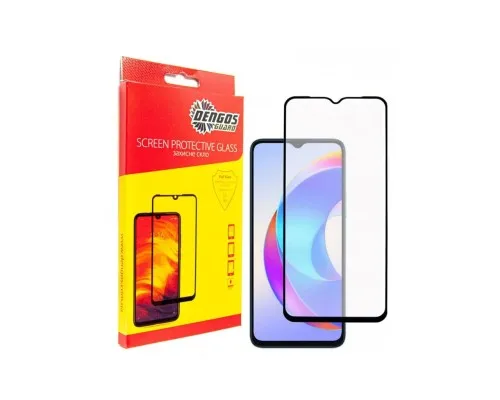 Скло захисне Dengos HONOR X6a (black) (TGFG-333)