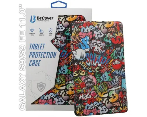 Чехол для планшета BeCover Smart Case Samsung Tab S9 (SM-X710/SM-X716)/S9 FE (SM-X510/SM-X516B) 11.0 Graffiti (710417)