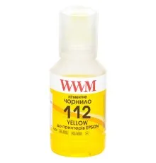 Чернила WWM Epson L11160/6490 №112 140г Yellow pigmented (E112YP)