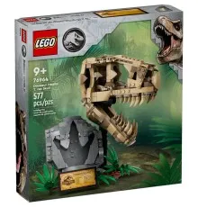 Конструктор LEGO Jurassic World Скамʼянілості динозаврів: череп тиранозавра 577 деталей (76964)
