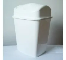Контейнер для мусора ММ Пласт Белый 14 л (ММ 14/білий)