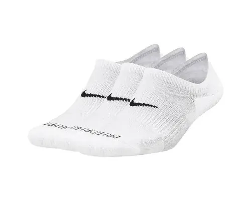 Шкарпетки Nike U NK EVERYDAY PLUS CUSH FOOTIE DH5463-903 38-42 3 пари Білі (195242756874)