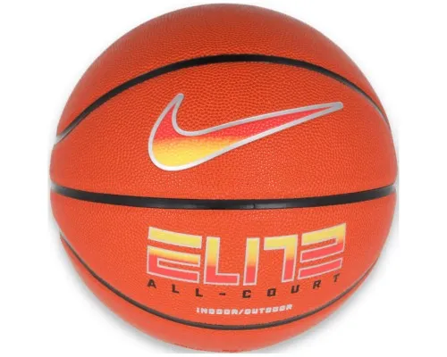 Мяч баскетбольный Nike Elite All Court 8P 2.0 Deflated N.100.4088.820.07 Уні 7 Помаранчевий (887791731920)