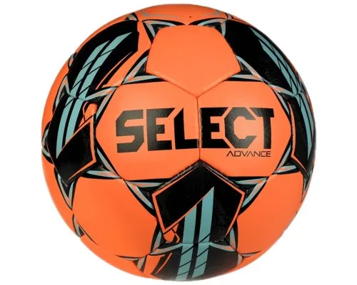 М'яч футбольний Select FB Advance помаранчевий, синій Уні 5 (5703543321858)