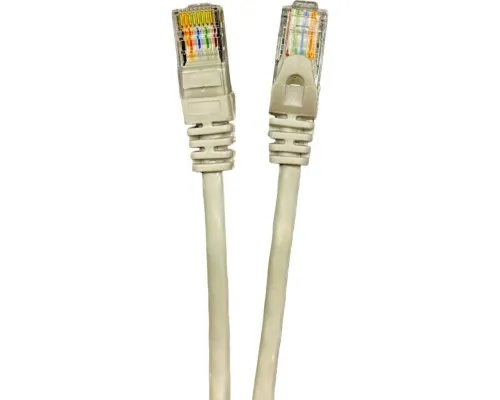 Патч-корд 1м UTP cat.5e, CU, 24AWG, gray GEAR (GPC-UTPCURJ45-1G)