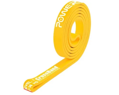Еспандер PowerPlay -петля для фітнесу і кроссфіту Жовта (PP_4115_Yellow_(5-14 kg))