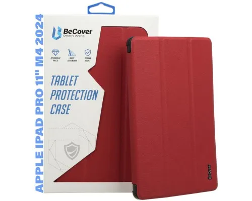 Чехол для планшета BeCover Smart Case Apple iPad Pro 11" M4 2024 Red Wine (711628)