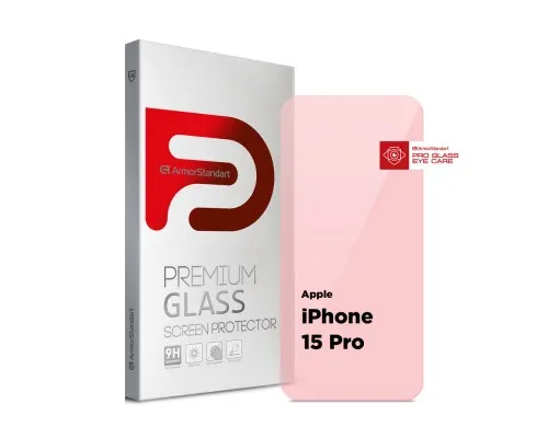 Стекло защитное Armorstandart Pro Eye Care Apple iPhone 15 Pro (ARM77671)