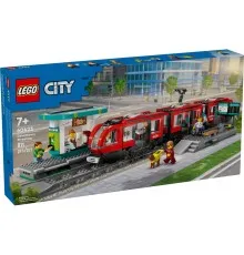 Конструктор LEGO City Трамвай і вокзал у центрі міста 811 деталей (60423)