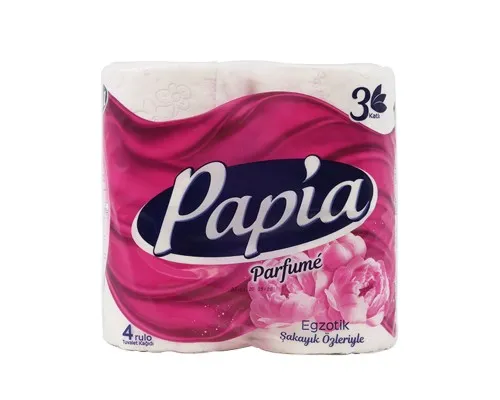 Туалетная бумага Papia Parfume 3 слоя 4 рулона (8690536010851)