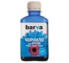 Чорнило Barva EPSON T0812 CYAN 180г (E081-138)