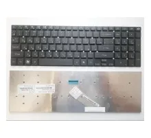 Клавиатура ноутбука Packard Bell NV50/NV51/NV53/NV55/NV59/NV73 F4211 черная без рамки RU (A43536)