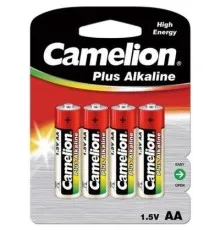 Батарейка Camelion AA LR6 Plus Alkaline * 4 (LR6-BP4)