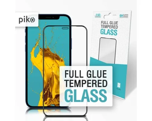 Скло захисне Piko Full Glue Apple Iphone 12 Mini (black) (1283126506451)