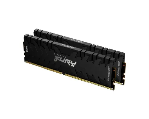 Модуль памяті для компютера DDR4 16GB (2x8GB) 3600 MHz Fury Renegade Black Kingston Fury (ex.HyperX) (KF436C16RBK2/16)