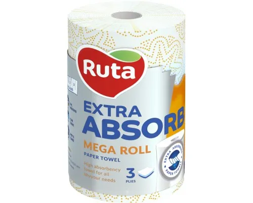 Паперові рушники Ruta Selecta Mega roll 3 шари 1 шт. (4820023745643)