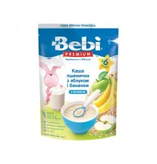 Детская каша Bebi Premium молочная пшеничная +6 мес. 200 г (8606019654344)