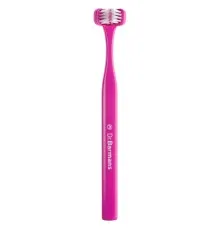 Зубна щітка Dr. Barman's Superbrush Compact Тристороння М'яка Рожева (7032572876328-pink)