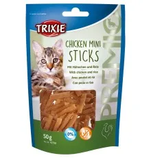 Ласощі для котів Trixie Premio Mini Sticks курка/рис 50 г (4011905427089)