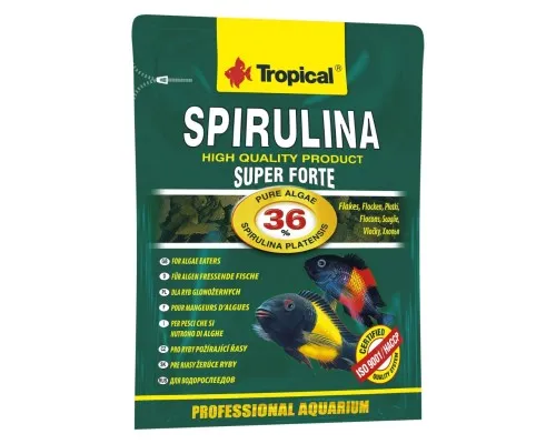 Корм для рыб Tropical Super Spirulina Forte в хлопьях 60 мл (5900469703113)