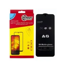 Скло захисне Dengos Full Glue Matte Infinix Hot 12 Play black frame (TGFG-MATT-41)