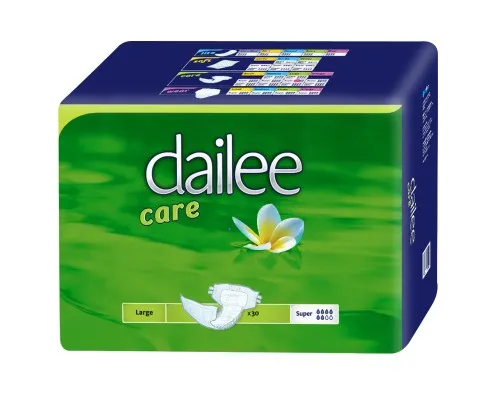 Підгузки для дорослих Dailee Care дихаючі Super Large 30 шт (8595611621840)