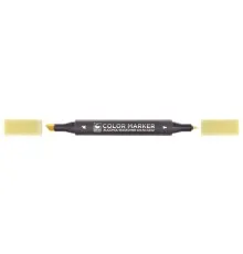 Художній маркер STA двосторонній для ескизів, барій жовтий (STA3202-49)