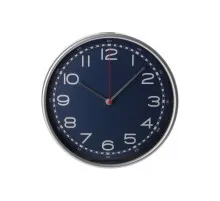 Настенные часы Optima Speed пластиковый, темно-синий (O52112)