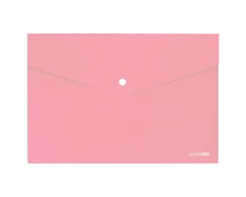 Папка - конверт Economix А4 180 мкм, непрозрачная, пастельная розовая (E31301-89)