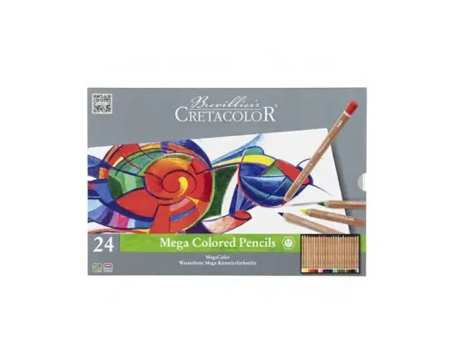 Карандаши цветные Cretacolor Megacolor 24 кольори (9014400280887)